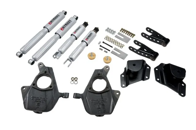 655SP – BELLTECH Lowering Kit, 2 Inch Front 4 Inch Rear Drop Shock Absorbers Included With Street Performance Shock A...
